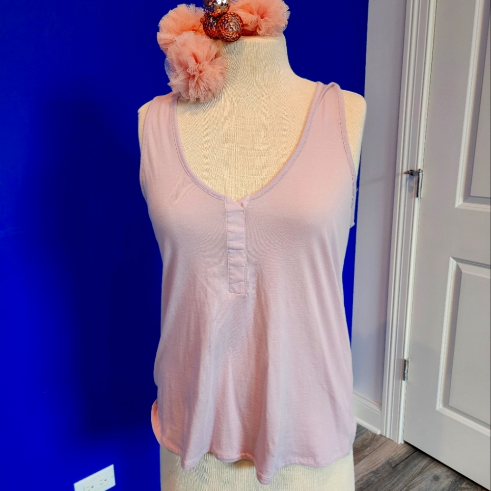 Alternative Lilac Fitted Tank Top